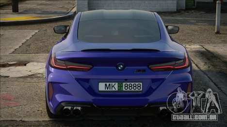 BMW M8 Competition Blue para GTA San Andreas