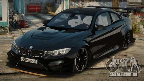 BMW M4 F83 Blek para GTA San Andreas