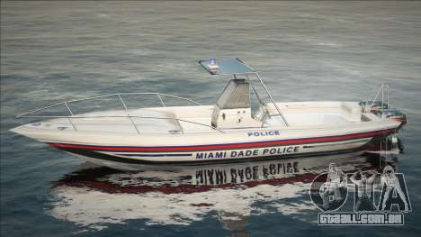 DRIV3R Miami Police Boat para GTA San Andreas