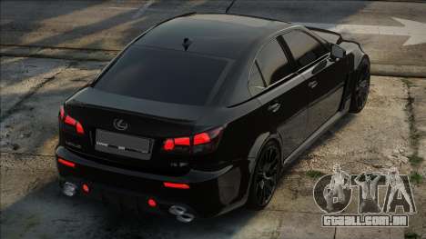 Lexus IS-F Black para GTA San Andreas