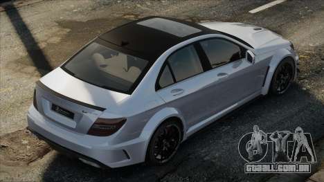 Mercedes-Benz C63 AMG Série Preta para GTA San Andreas