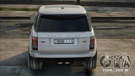 Land Rover Range Rover - White para GTA San Andreas