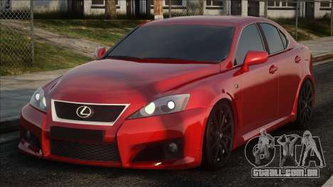 Lexus IS-F Red para GTA San Andreas