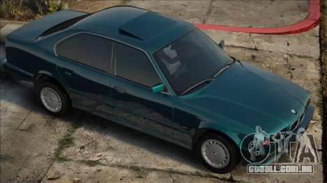 BMW E34 Green para GTA San Andreas