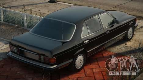 Mercedes-Benz W126 - Black para GTA San Andreas