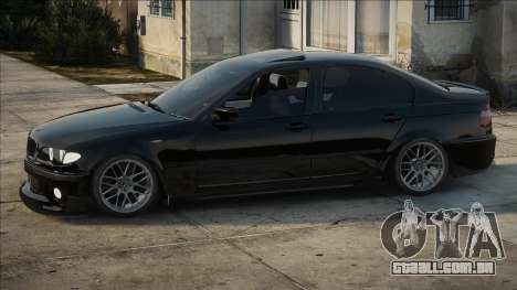 BMW E46 330D Black para GTA San Andreas