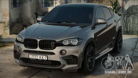 BMW X6M Silver para GTA San Andreas