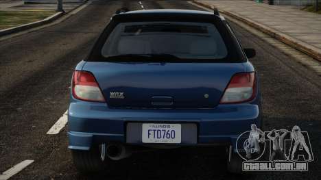 Subaru Impreza Wagon Blue para GTA San Andreas