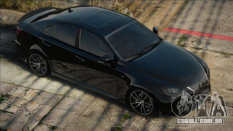 Lexus IS-F Blak para GTA San Andreas