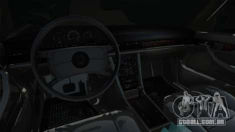 Mercedes-Benz W126 - Black para GTA San Andreas