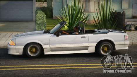 1987 Ford Mustang GT 5.0 Convertible para GTA San Andreas