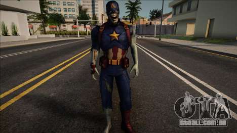 Zombie Captain America (Marvel Future Fight) para GTA San Andreas