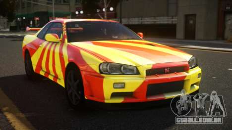 Nissan Skyline R34 Heroshi S2 para GTA 4