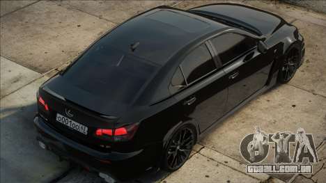 Lexus IS-F Blek para GTA San Andreas