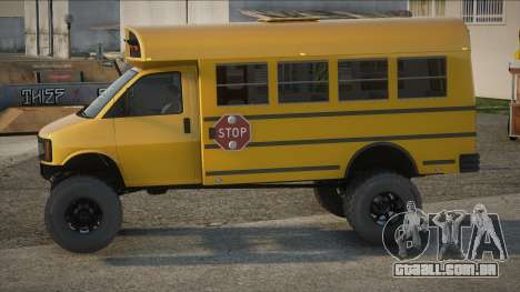 GMC BUS Yellow para GTA San Andreas