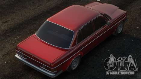 Mercedes-Benz W123 300D Red para GTA San Andreas