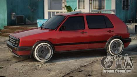 Volkswagen Golf 2 RED para GTA San Andreas