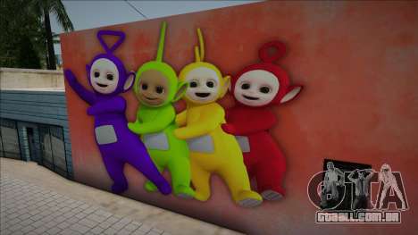 Teletubbies Mural para GTA San Andreas