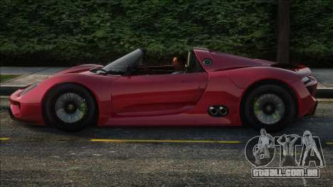 Porsche 918 Spyder Concept Study Grey Interior C para GTA San Andreas