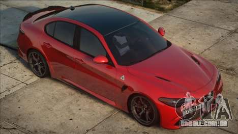 Alfa Romeo Giulia Quadrifoglio 2017 Red para GTA San Andreas