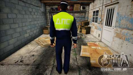 Inspetor de polícia de trânsito com um walkie-ta para GTA San Andreas