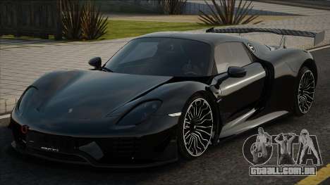 Porsche 918 Spyder 2014 Blek para GTA San Andreas