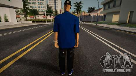 Blue T-Shirt Mann para GTA San Andreas