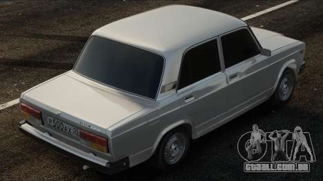 VAZ 2107 Estoque com número para GTA San Andreas