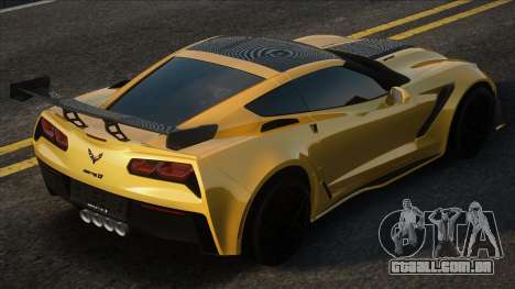 Chevrolet Corvette ZR1 2019 Yellow para GTA San Andreas