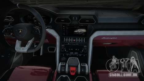 Lamborghini Urus Black Stock para GTA San Andreas