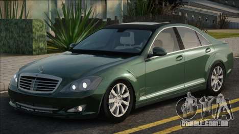 Mercedes-Benz S500 w221 Green para GTA San Andreas