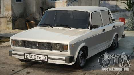 VAZ 2105 Branco e Estoque para GTA San Andreas