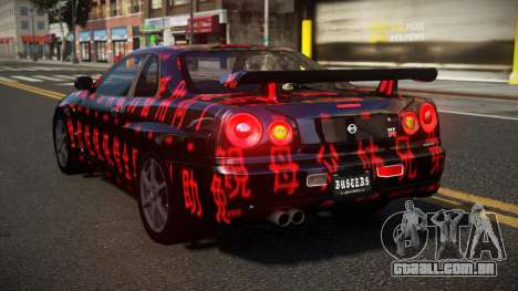 Nissan Skyline R34 Heroshi S13 para GTA 4