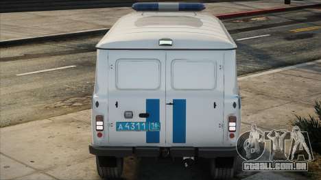 Polícia UAZ Bukhanka para GTA San Andreas