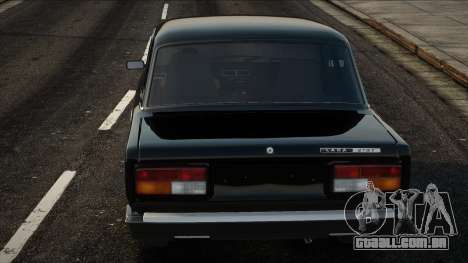 VAZ 2107 Preto em estoque clássico para GTA San Andreas