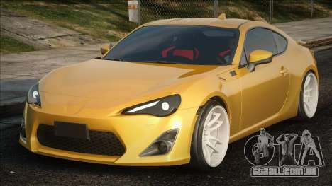 Toyota GT86 Amarelo para GTA San Andreas