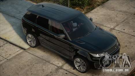 Land Rover Range Rover SVR Black para GTA San Andreas