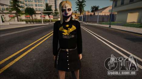 Menina na composição de Halloween para GTA San Andreas