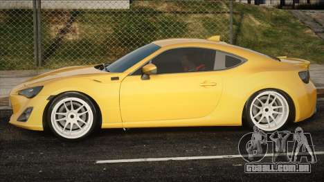 Toyota GT86 Amarelo para GTA San Andreas