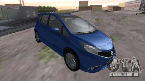 Nissan Note Euro 2014 para GTA San Andreas