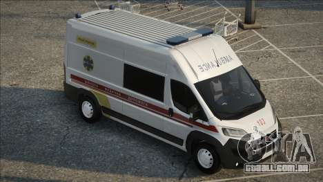 Fiat Ducato Ukrainian Ambulance para GTA San Andreas