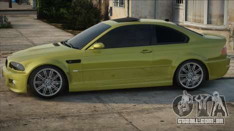 BMW M3 E46 Yellow para GTA San Andreas