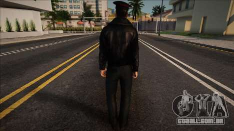 Um policial em um uniforme de inverno para GTA San Andreas