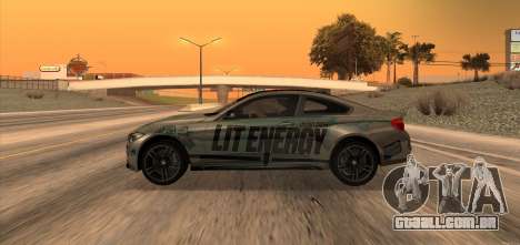 BMW M4 F82 Lit Energy para GTA San Andreas