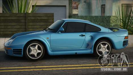 Porsche 959 1987 Blue para GTA San Andreas