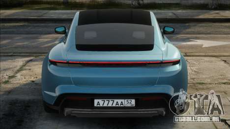 2021 Porsche Taycan Turbo S R-Plate para GTA San Andreas