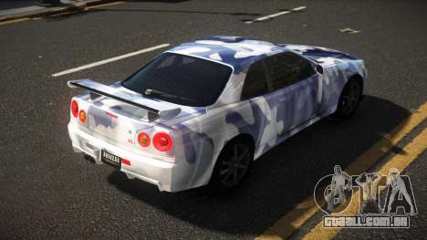 Nissan Skyline R34 Heroshi S10 para GTA 4