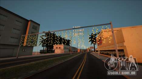 Postes com guirlanda (LS-SF) para GTA San Andreas