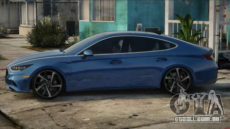 Hyundai Sonata Turbo 2020 Blue para GTA San Andreas