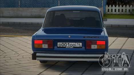 VAZ 2107 Estoque Azul para GTA San Andreas